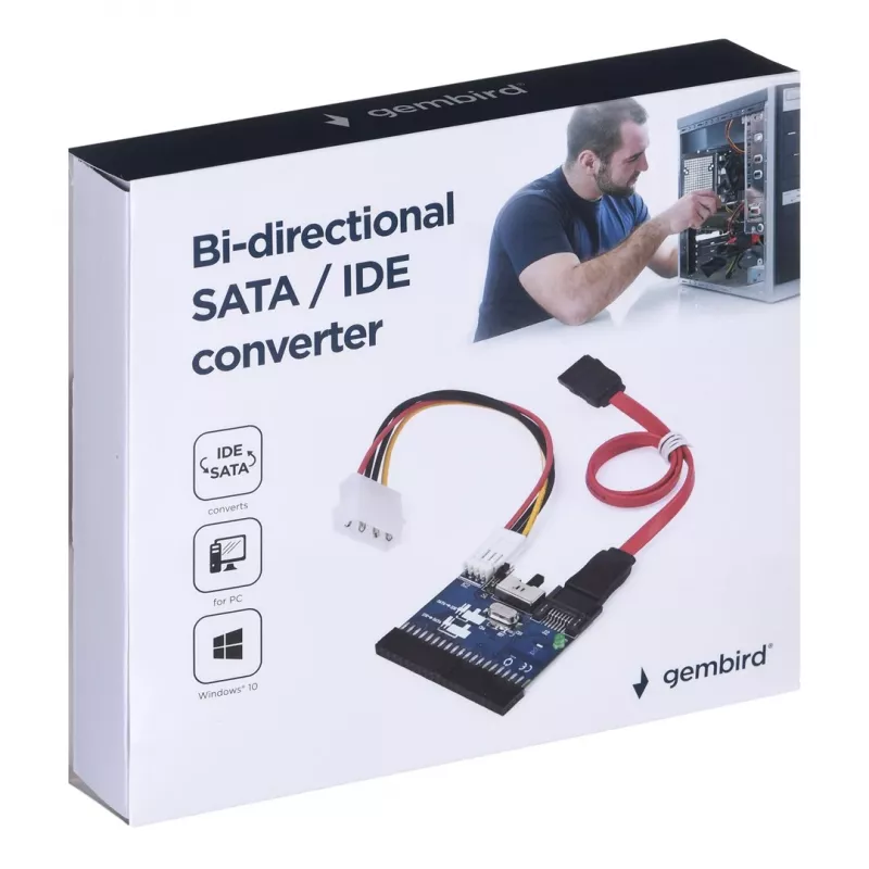 Gembird kaksisuuntainen SATA/IDE-muunnin liitäntäkortit/adapteri sisäinen