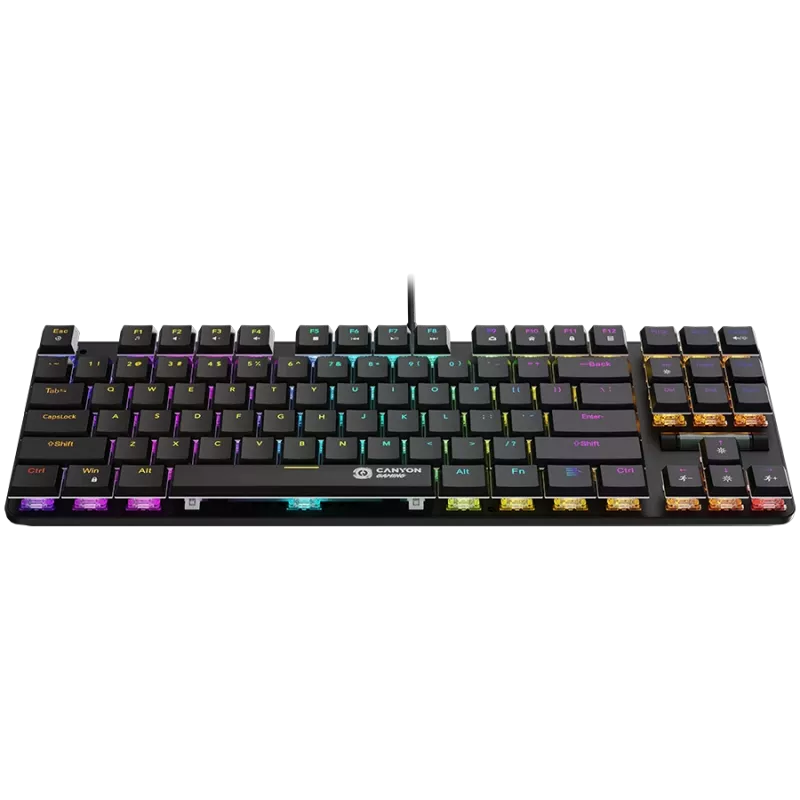 CANYON näppäimistö Cometstrike TKL GK-50 EN/RU johdollinen