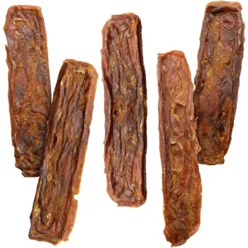 Koiranherkku Vitakraft Pure Beef Strips 80 g – yksi ainesosa nauta, viljaton, gluteeniton, sopii kaikille roduille