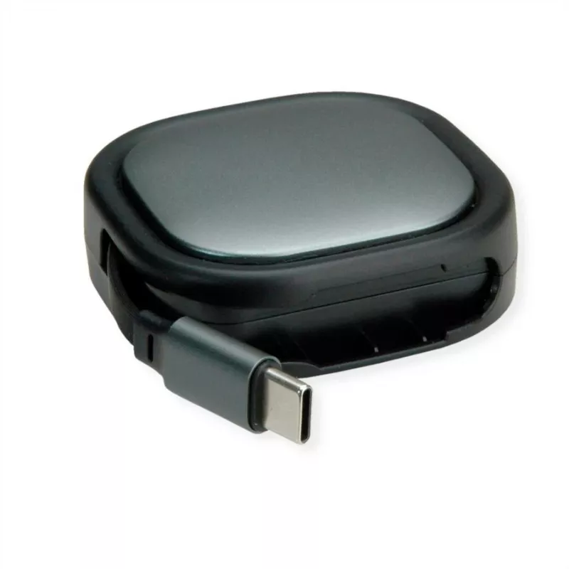 ROLINE USB2.0 rullattava kaapeli C-C ST/ST 1,2 m – kaapeli – digitaali/data (11.02.8420)