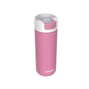 Termomuki Kambukka 500 ml ruostumaton teräs BE0111-02028, tyhjiöeristetty, vuotamaton, Snapclean-kansi, pinkki