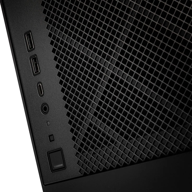 SilverStone ALTA G1M - MicroATX-torni - Micro-ATX - ilman virtalähdettä (SFX12V/SFX-L12V) - musta - USB/audio