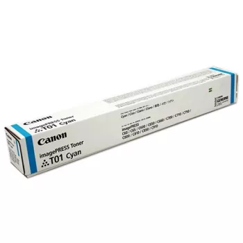 Värikasetti alkuperäinen Canon T01C 8067B001 5 000 sivua syaani
