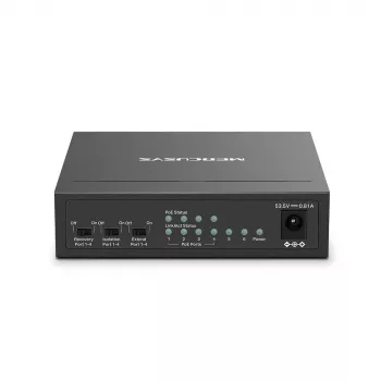Mercusys 6-porttinen 10/100Mbps Desktop-kytkin 4-porttisella PoE+