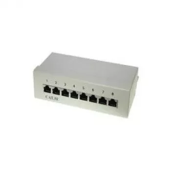 Patch-paneeli S/CONN 75058 Mini Cat5e harmaa