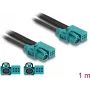 DeLOCK kaapeli HDMTD Z single + Powerpin-liitäntä - HDMTD Z single + Powerpin-liitäntä 1 m