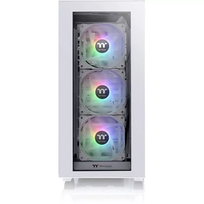 PC-kotelo Thermaltake Divider 300 TG Snow ARGB Midi Tower valkoinen