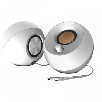 Creative Pebble 2.0 pöytäkaiuttimet stereo, valkoinen