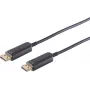 DisplayPort-kaapeli S/CONN 30-15505 50 m musta