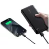 Varavirtalähde usams PB83 10000mAh PD 2×USB-A USB-C valkoinen