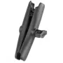 Tabletti/laite kaksoisistukka-varrella RAM Mounts RAM-B-201U-C, alumiini, pallo 2,54 cm, korkeus 152,4 mm, musta