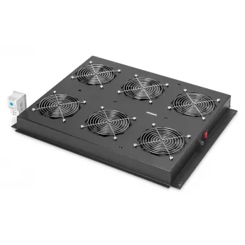 Digitus DN-19 FAN-6-SRV-B tuote musta