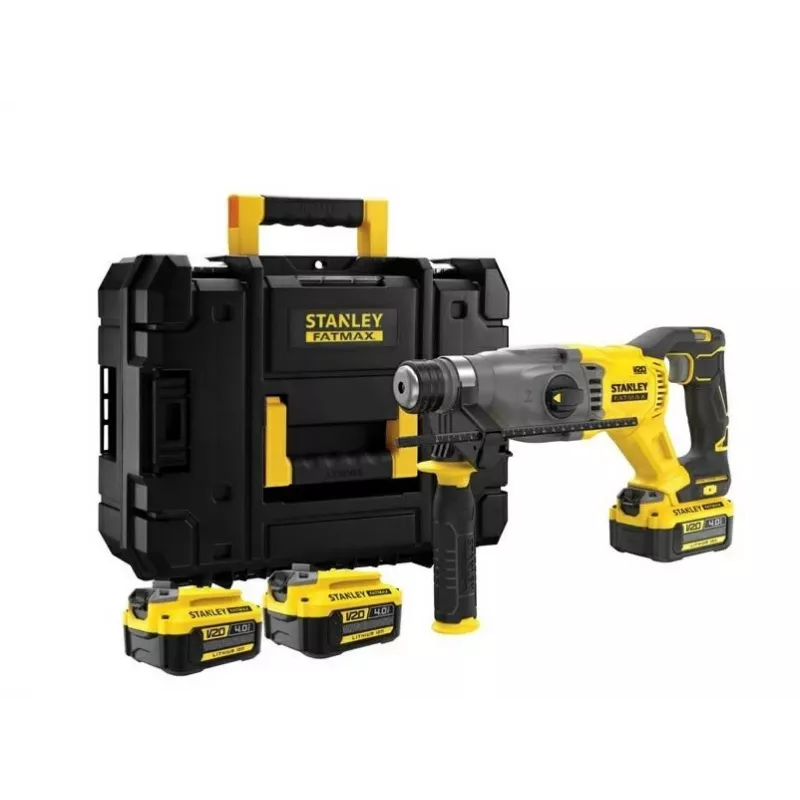 STANLEY poravasara SDS+ 18V V20 2x4Ah KUFER