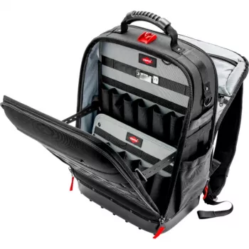 Knipex X18 työkalulaukku 37 taskua musta punainen kangas muovi