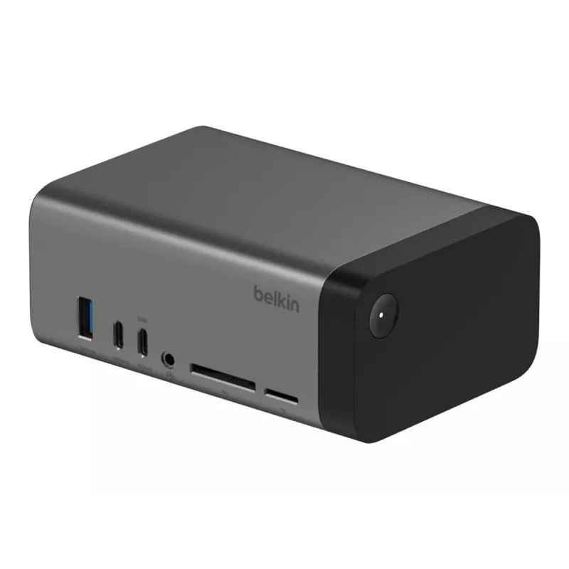 Belkin Connect USB Type-C -keskitin 10000 Mbit/s harmaa