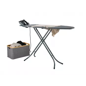 Leifheit 72486 täysikokoinen silityslauta — lauta 1200 x 380 mm, korkeus 690–880 mm, paino 4,6 kg