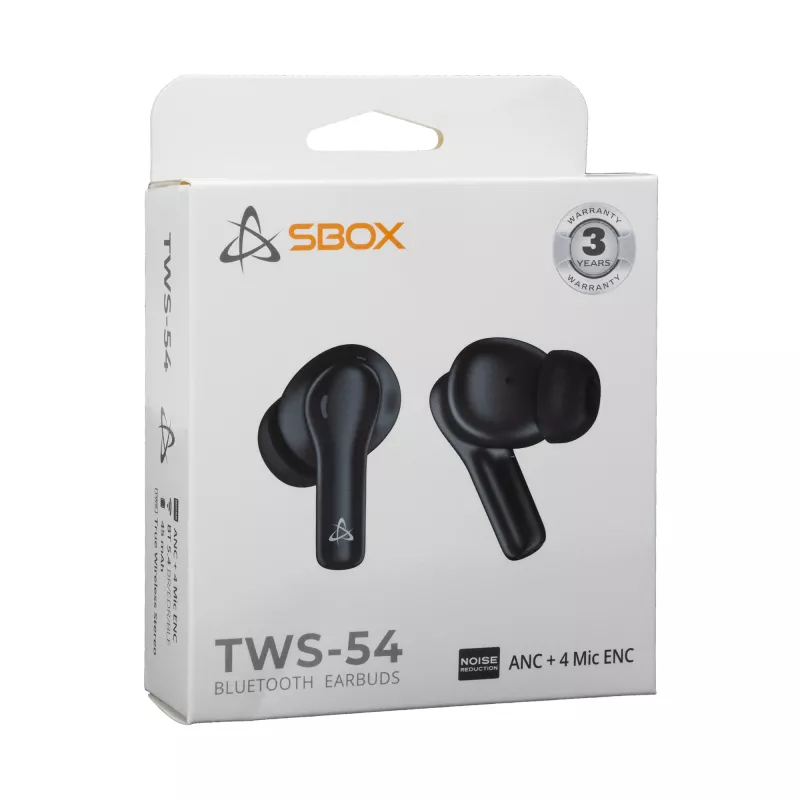 Kuulokkeet SBOX EB-TWS54 musta