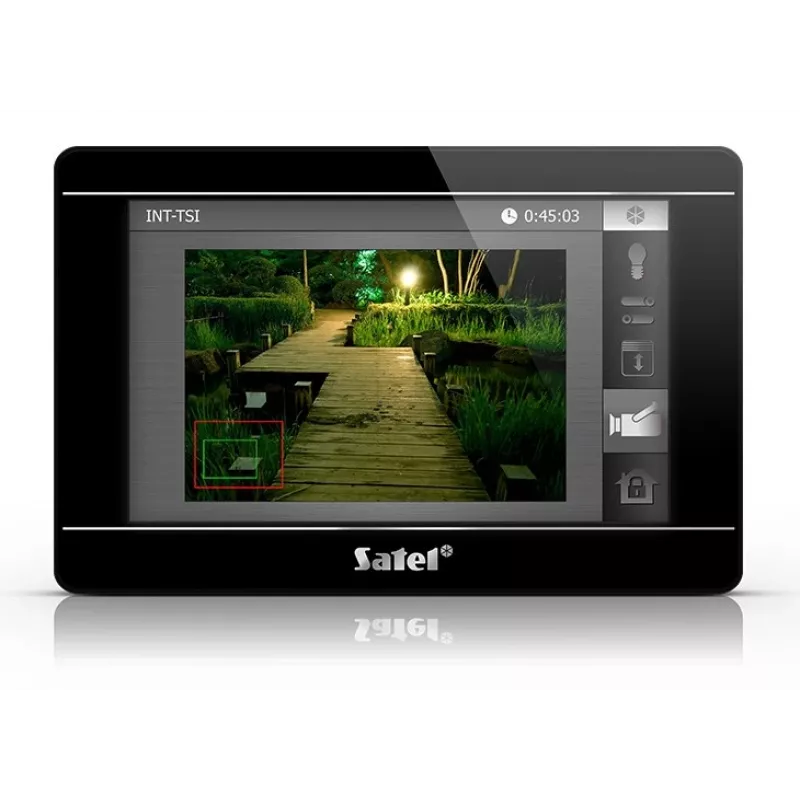 Kosketusnäyttö-ohjauspaneeli SATEL INT-TSI-B 7 tuuman LCD-seinäpaneeli turvajärjestelmille