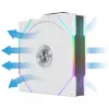 Lian Li UNI FAN TL Wireless 12RTL1W1W koteloventtiilaattori, ARGB, PWM, Reverse Blade, 120 mm, valkoinen