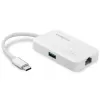 Edimax EU-4308 USB-C-keskitin, 3x USB 3.0 + Gigabit Ethernet