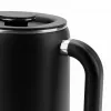 Jata JEHA1575 sähkökeitin, 1,7 l, 1500 W, 5 lämpötila-asetusta, musta/ruostumaton teräs