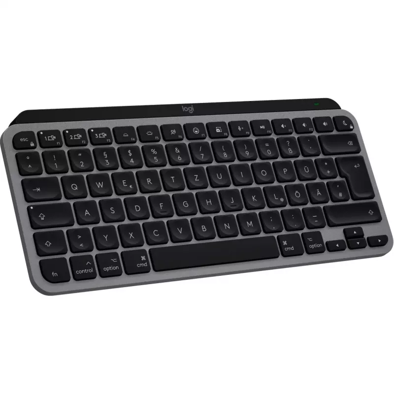 Näppäimistö Logitech MX Keys Mini Macille QWERTZ saksa musta harmaa