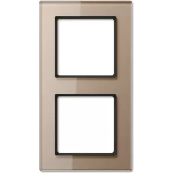 Lasikytkinlevy JUNG AC 582 GL CH Champagne — lasi, 84×155 mm