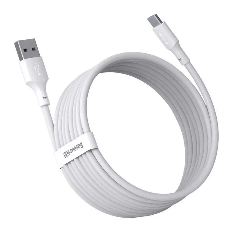 USB-kaapeli Baseus TZCATZJ-02 1,5 m USB A USB C valkoinen