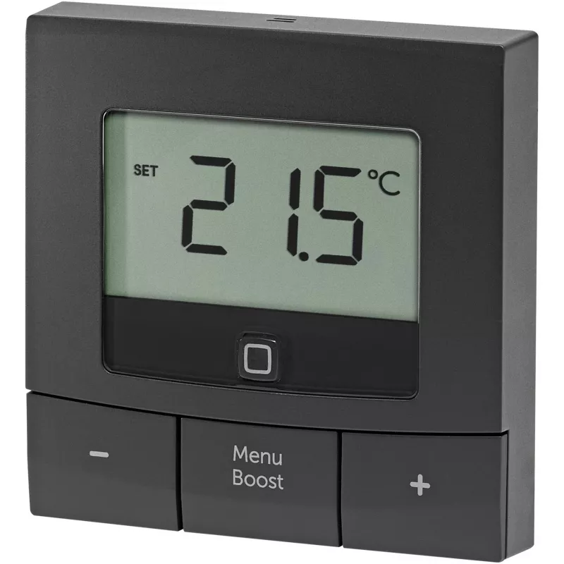 eQ-3 Homematic IP HmIP-WTH-B-A seinätermostaatti basic, RF 869,65 MHz, LCD, IP20, 250 m, antrasiitti