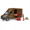 Pakettiautomalli BRUDER 02678 esikoottu 1:16