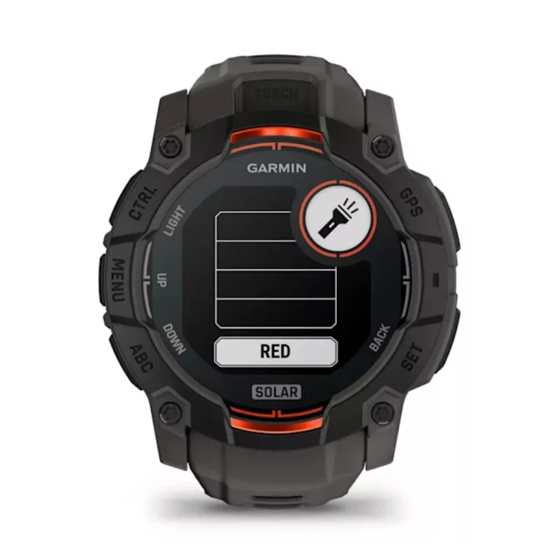 Garmin Instinct 3 Solar GPS-älykello 1,3 tuuman MIP 176x176 kosketusnäyttö musta