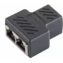 Johdinliitin S/CONN 08-01040 2 x RJ-45 musta