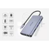 Keskitin UNITEK uHUB S7 USB 3.2 Gen 1 Type-C harmaa