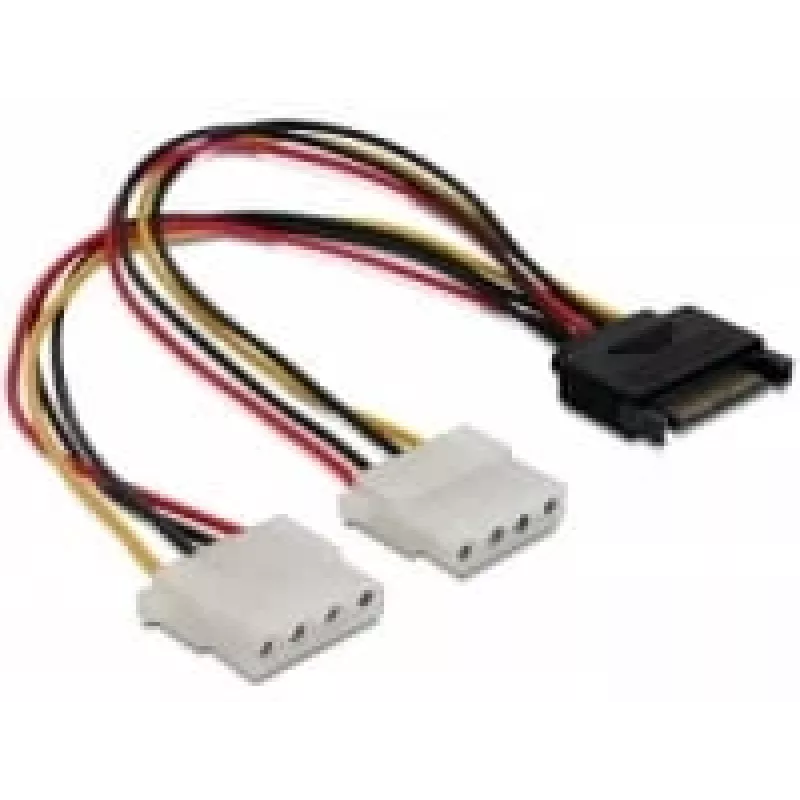 SATA 15-pin - 2x 4-pin Molex liitäntä 20 cm DeLOCK 65159