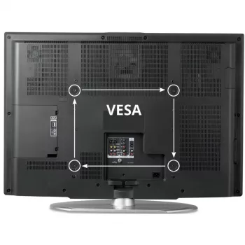 Wentronic Goobay VESA-sovitin TV-seinätelineeseen, musta – TV-seinätelineen VESA-mittojen laajentamiseen (63267)