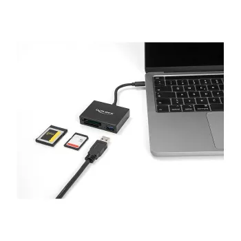 DeLOCK USB-C-kortinlukija XQD- ja SD-muistikorteille USB 5 Gbit/s