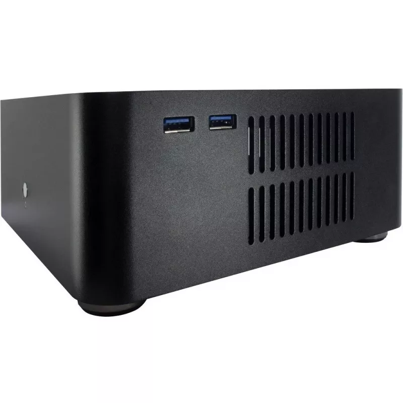 Inter-Tech A80 Small Form Factor (SFF) musta 60 W