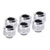 Liitinsarja Alphacool 17474 — messinki-kromiliittimet, Ø 22 mm, korkeus 20 mm