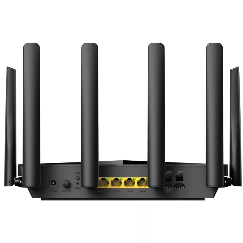 Cudy LT18 langaton reititin gigabit Ethernet dual-band (2,4 GHz / 5 GHz) 4G musta