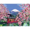 Ravensburger maalaussarja CreArt Japanilainen kirsikankukka 23914 – maalaus