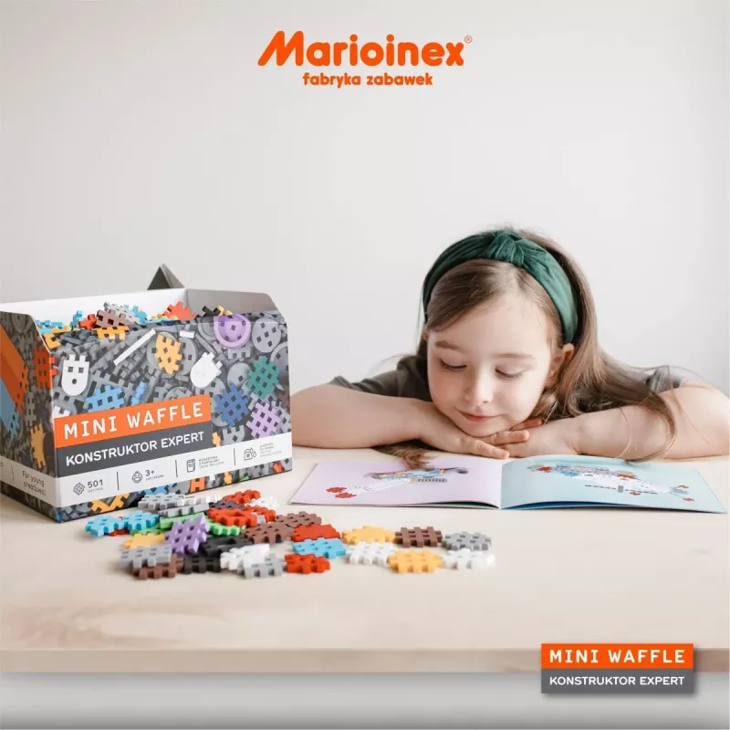 Marioinex Mini Waffle rakennuspalikat Constructor Expert, 501 osaa
