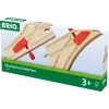 BRIO 33344 vaihdeosa, 2 kpl, punainen