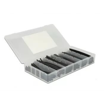 Kaapelinsuojus DeLOCK 86271 musta 100 kpl