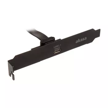 USB-kaapeli Akasa AK-CBUB37-50BK 0,5 m USB 3.2 Gen 2 musta