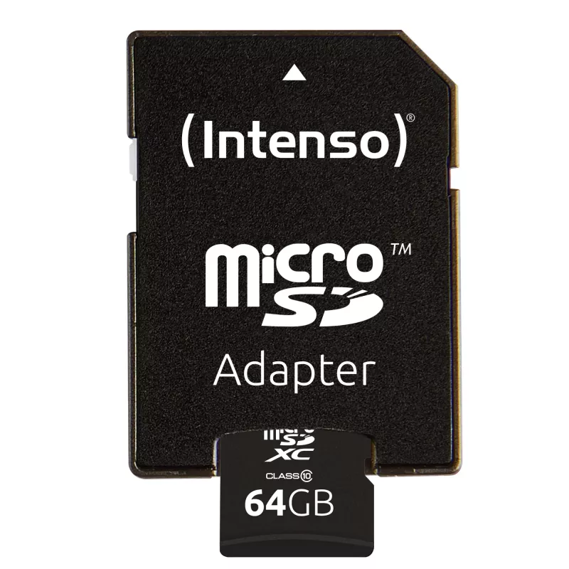 MicroSD-kortti Intenso 64GB MicroSDXC Class 10