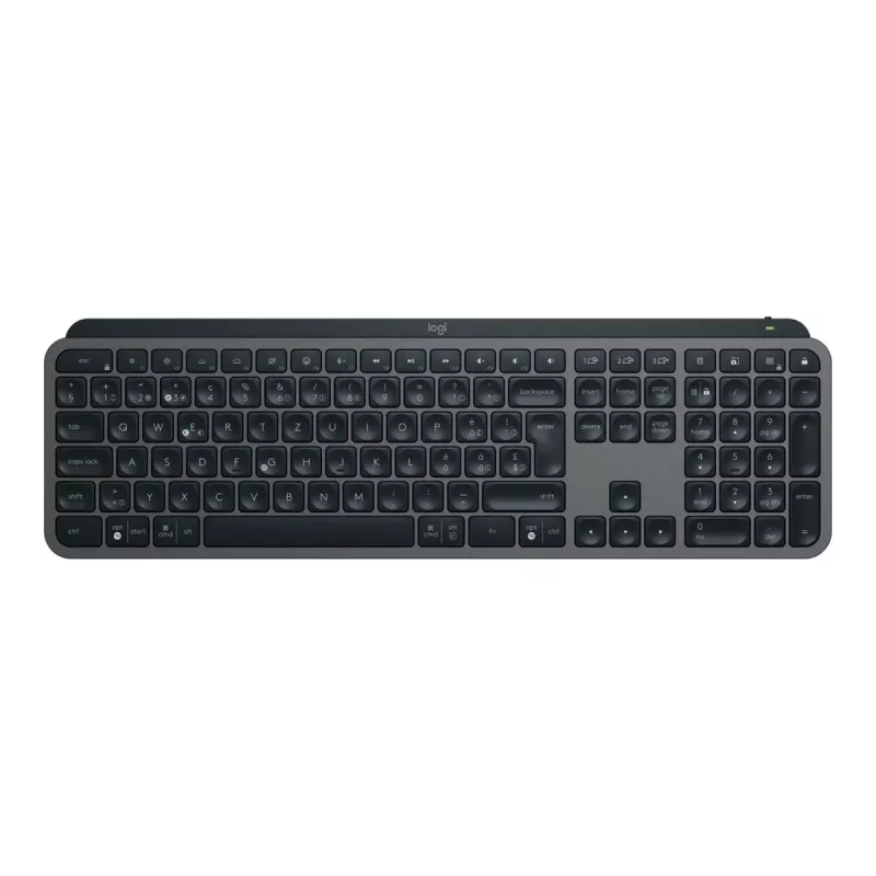 Logitech MX Keys S näppäimistö RF langaton + Bluetooth QWERTZ Swiss Graphite (920-011571)