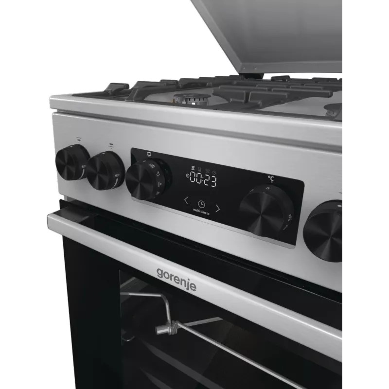 Gorenje GKS5C71XF vapaasti seisova liesi ja uuni hopea