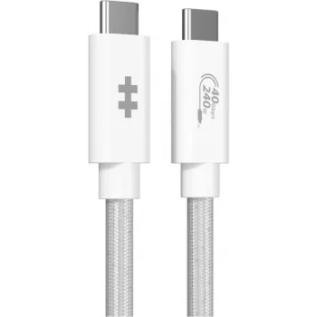 USB-C-kaapeli HYPER HyperDrive Next USB4 Gen 3x2 1,2 m valkoinen
