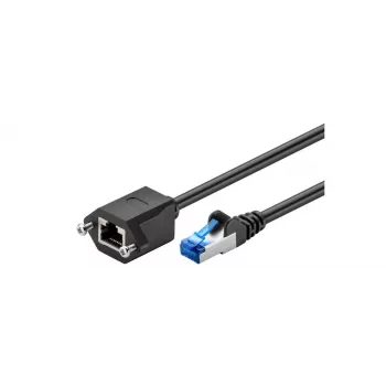 Microconnect SFTP6A03EXT verkkokaapeli musta 3 m Cat6a S/FTP (S-STP)