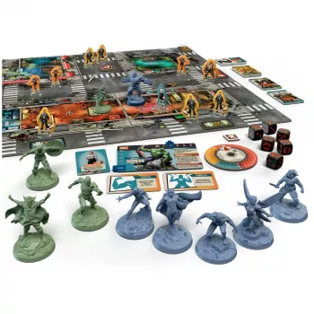 Lautapeli Asmodee Marvel Zombies Heroes' Resistance — yhteistyö­peli miniatyyreillä Zombicide-crossover